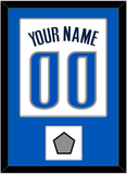 Dallas Name & Number With Finals Patch - Home White (2001-2017) - Single Mat 1