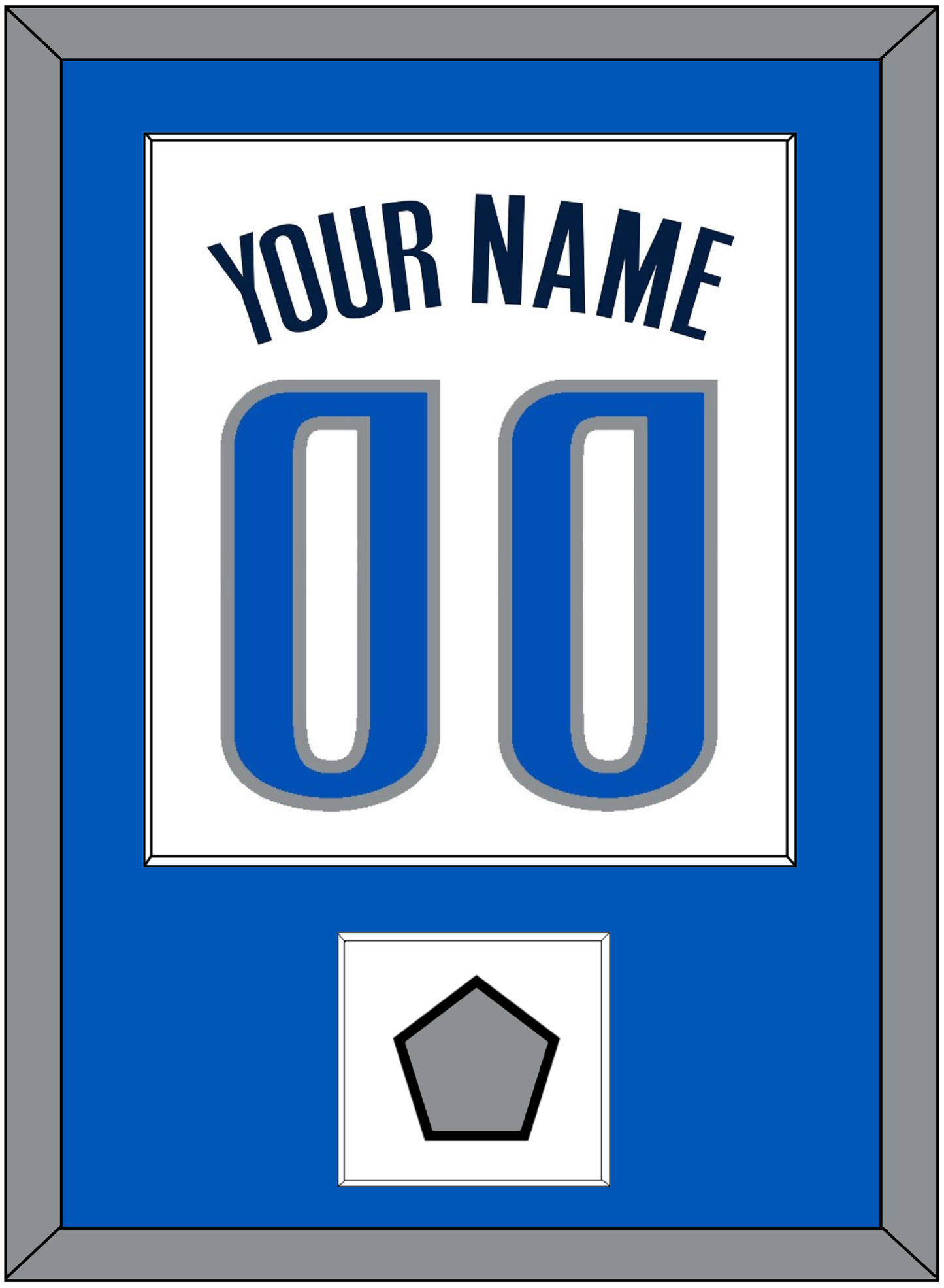 Dallas Name & Number With Finals Patch - Home White (2001-2017) - Essential Tier 1