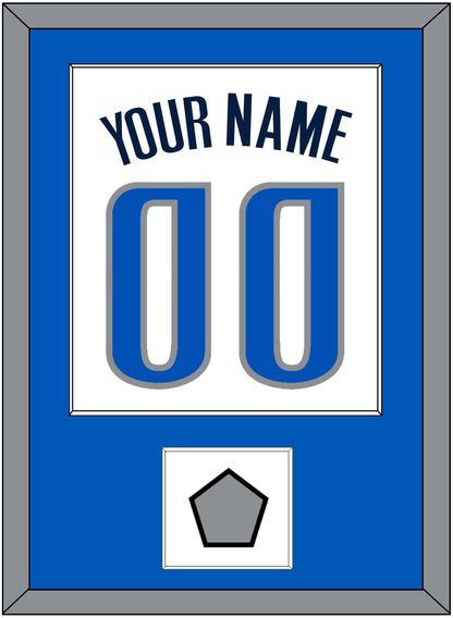 Dallas Name & Number With Finals Patch - Home White (2001-2017) - Essential Tier 1
