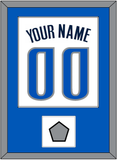 Dallas Name & Number With Finals Patch - Home White (2001-2017) - Single Mat 1