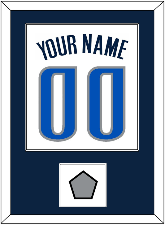 Dallas Name & Number With Finals Patch - Home White (2001-2017) - Essential Tier 2