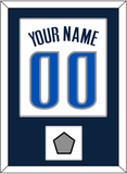 Dallas Name & Number With Finals Patch - Home White (2001-2017) - Single Mat 2