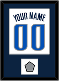 Dallas Name & Number With Finals Patch - Home White (2001-2017) - Single Mat 2