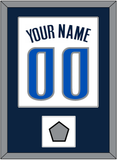 Dallas Name & Number With Finals Patch - Home White (2001-2017) - Single Mat 2