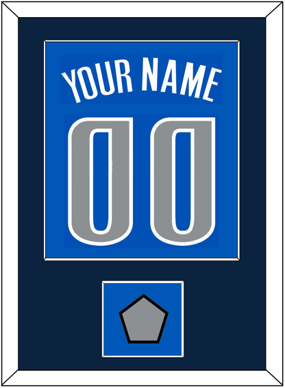 Dallas Name & Number With Finals Patch - Road Blue (2010-2017) - Essential Tier 2