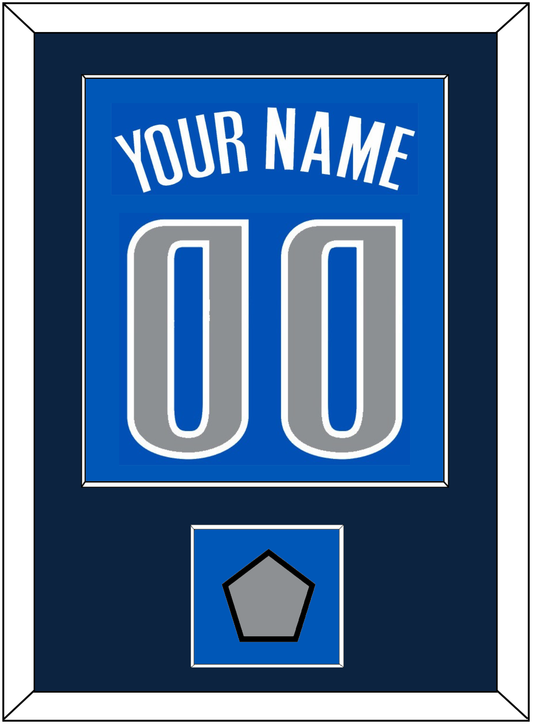 Dallas Name & Number With Finals Patch - Road Blue (2010-2017) - Essential Tier 2