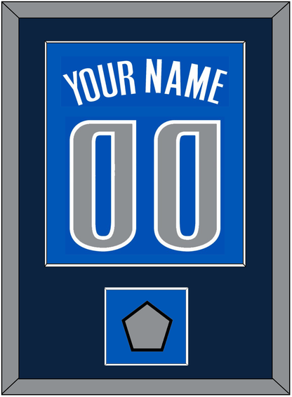 Dallas Name & Number With Finals Patch - Road Blue (2010-2017) - Essential Tier 2