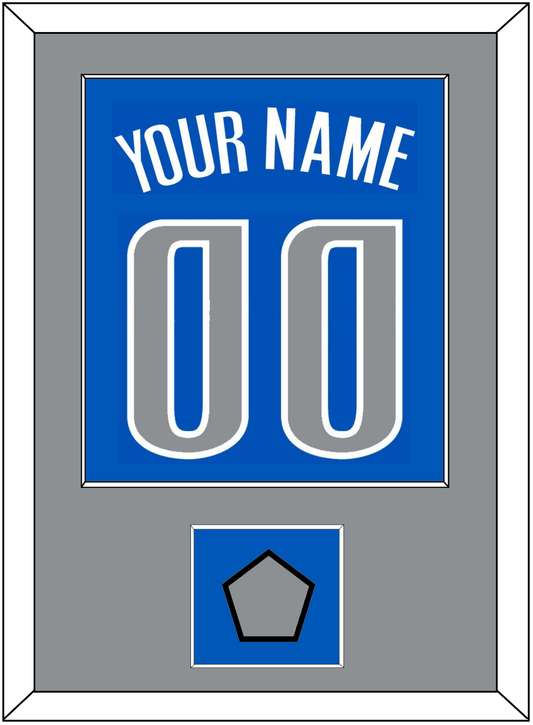 Dallas Name & Number With Finals Patch - Road Blue (2010-2017) - Essential Tier 3