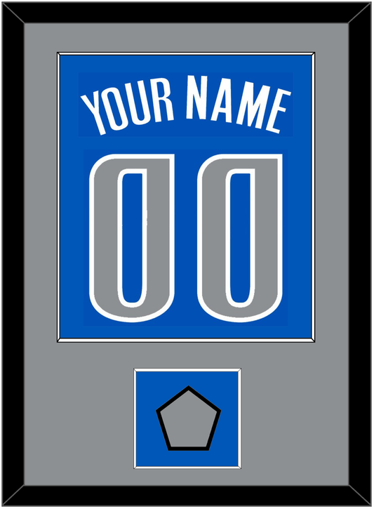 Dallas Name & Number With Finals Patch - Road Blue (2010-2017) - Essential Tier 3