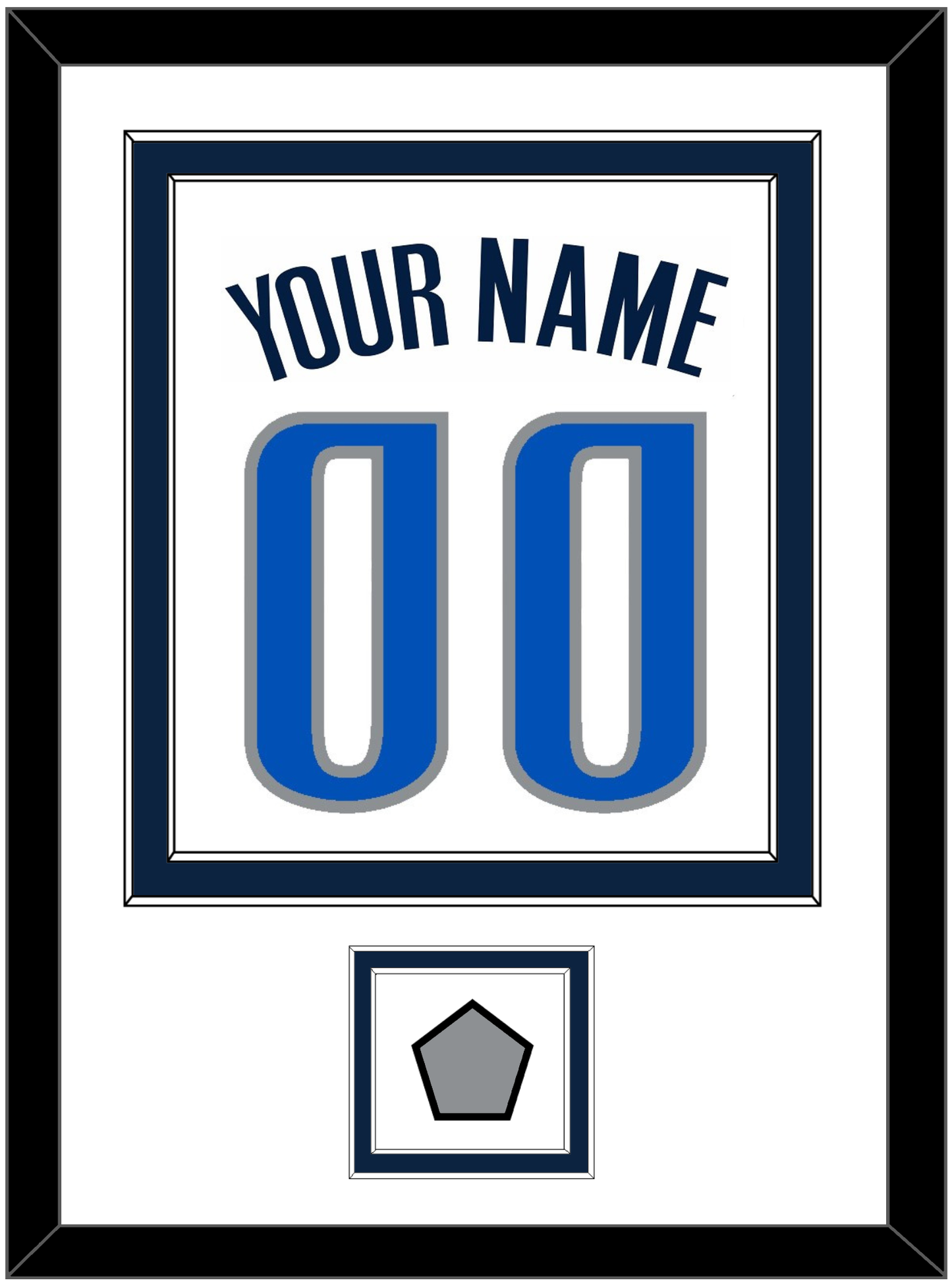 Dallas Name & Number With Finals Patch - Home White (2001-2017) - Signature Tier 2