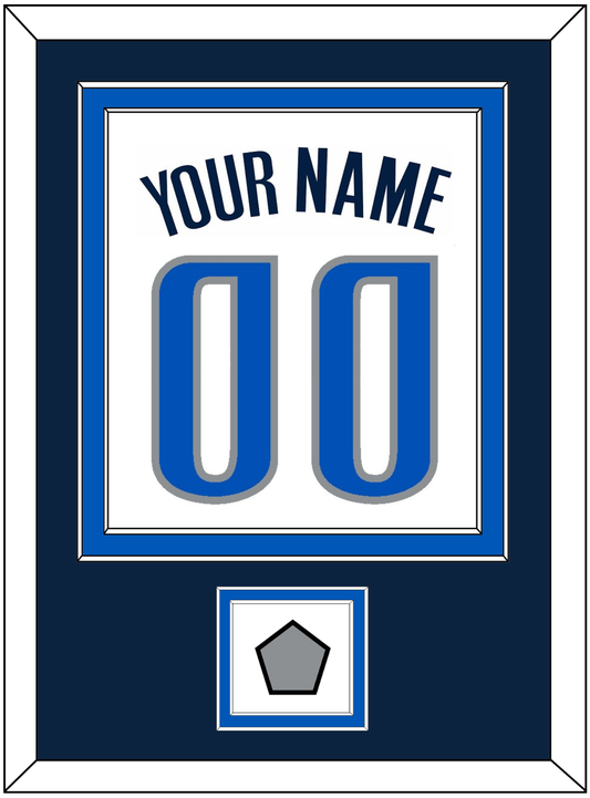 Dallas Name & Number With Finals Patch - Home White (2001-2017) - Signature Tier 3