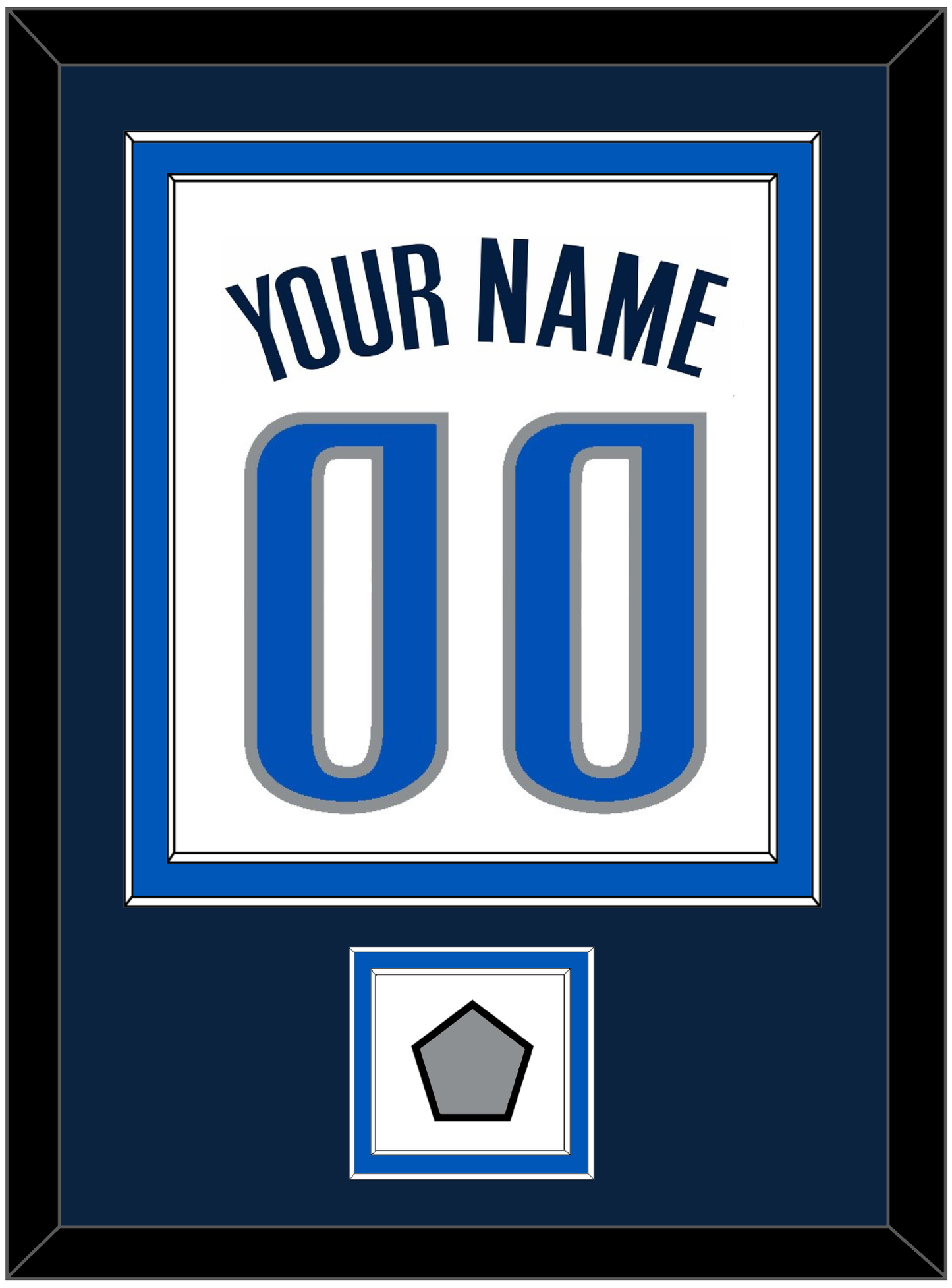 Dallas Name & Number With Finals Patch - Home White (2001-2017) - Signature Tier 3