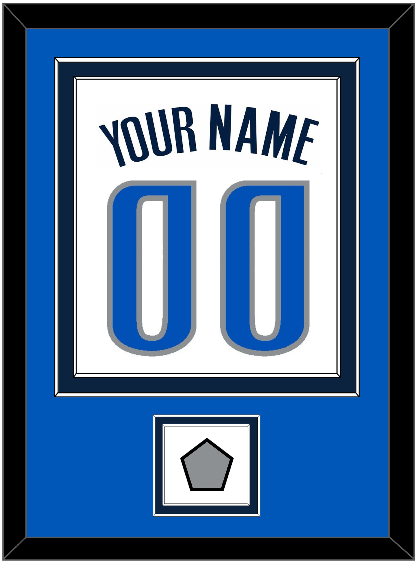 Dallas Name & Number With Finals Patch - Home White (2001-2017) - Signature Tier 4