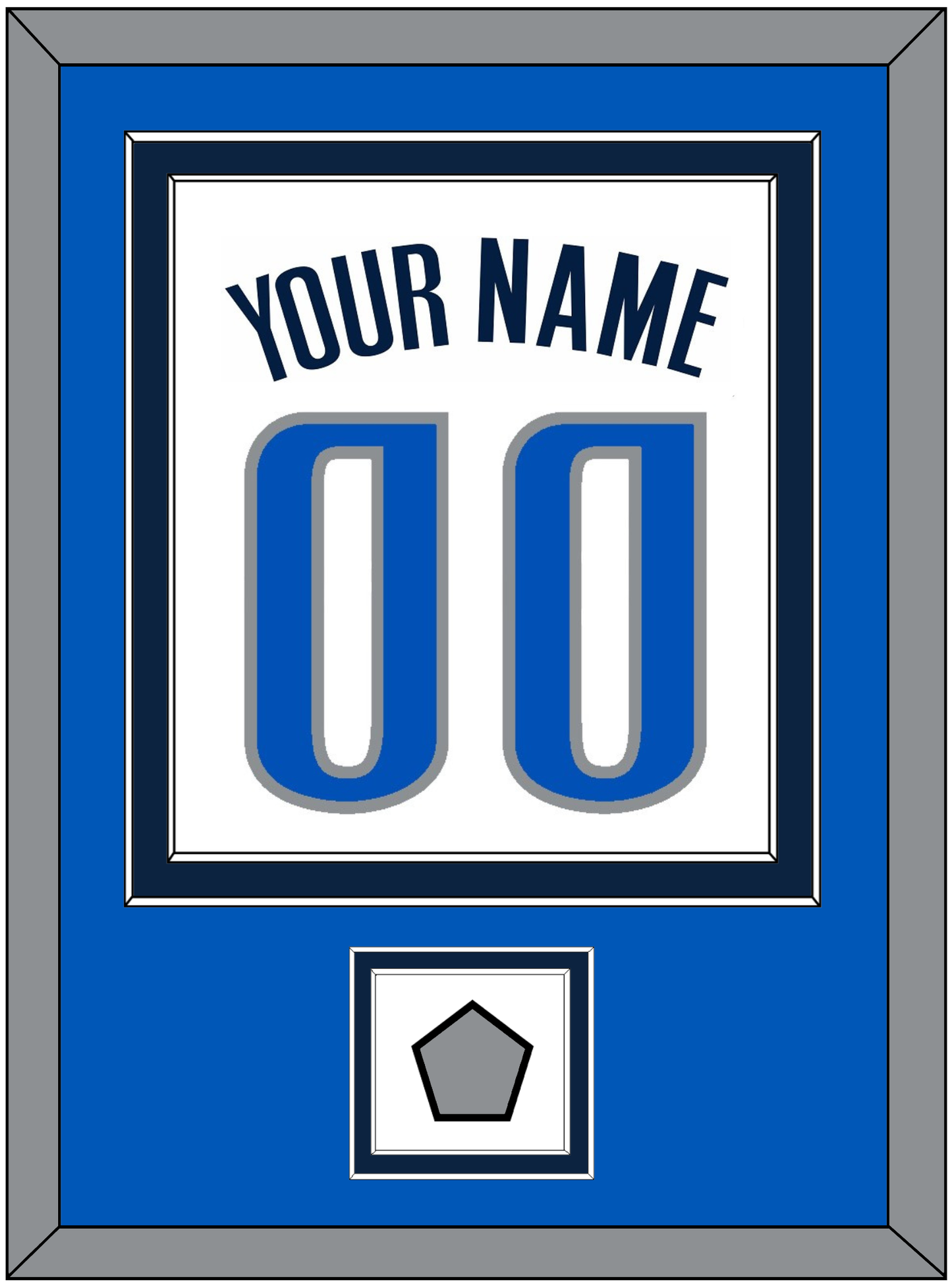 Dallas Name & Number With Finals Patch - Home White (2001-2017) - Signature Tier 4