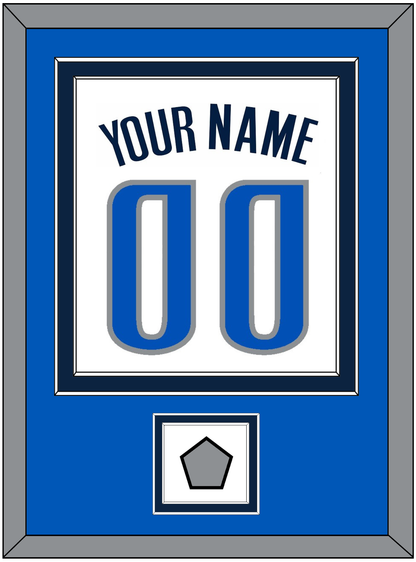 Dallas Name & Number With Finals Patch - Home White (2001-2017) - Signature Tier 4