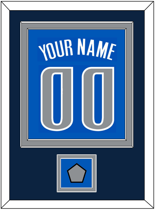 Dallas Name & Number With Finals Patch - Road Blue (2010-2017) - Signature Tier 2