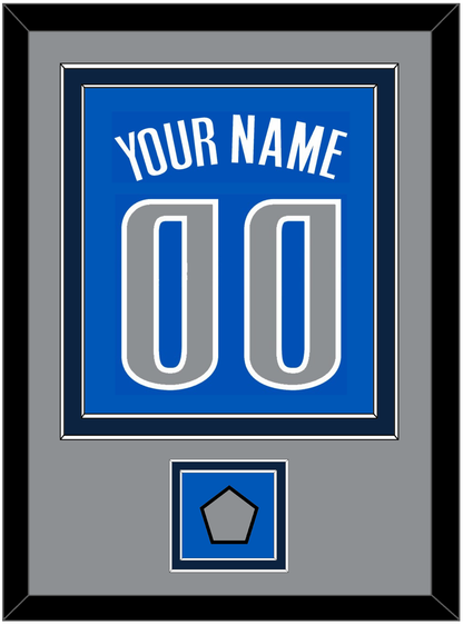 Dallas Name & Number With Finals Patch - Road Blue (2010-2017) - Signature Tier 3