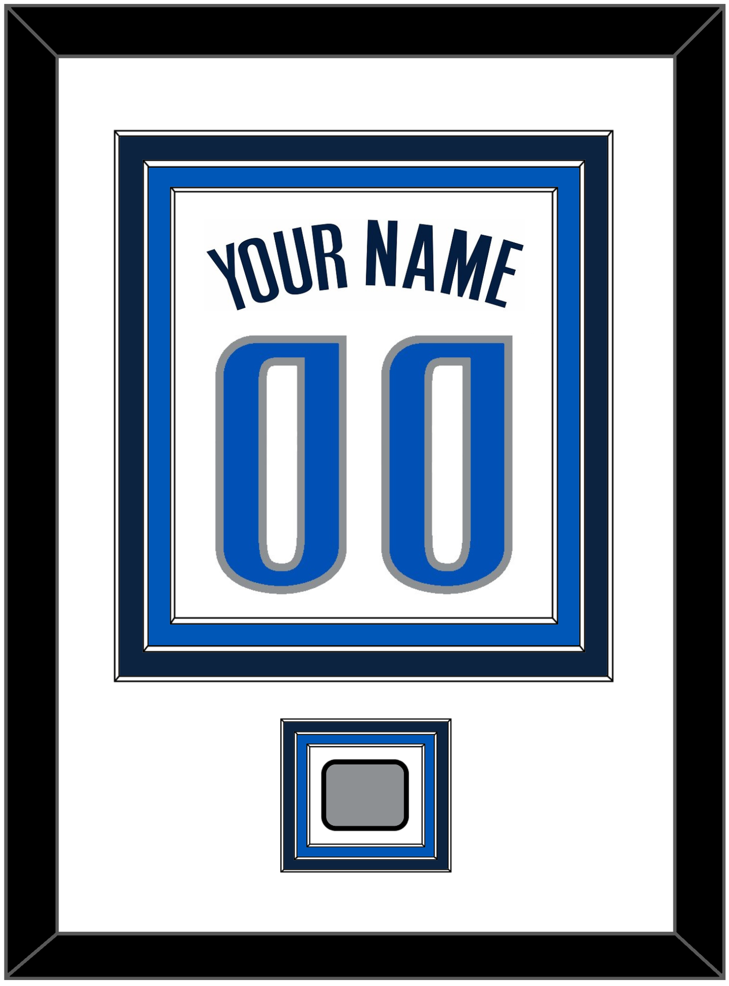 Dallas Name & Number With Finals Patch - Home White (2001-2017) - Premier Tier 1