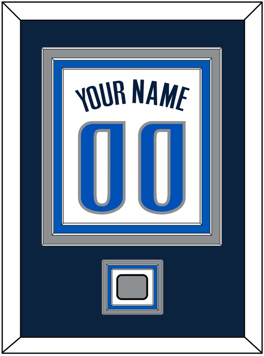 Dallas Name & Number With Finals Patch - Home White (2001-2017) - Premier Tier 2