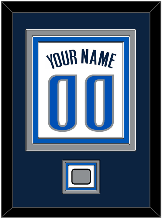 Dallas Name & Number With Finals Patch - Home White (2001-2017) - Premier Tier 2
