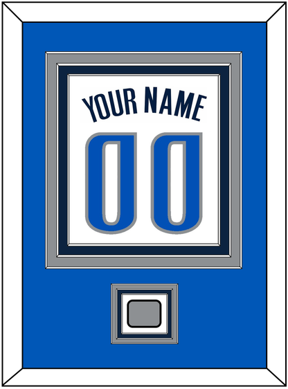 Dallas Name & Number With Finals Patch - Home White (2001-2017) - Premier Tier 3