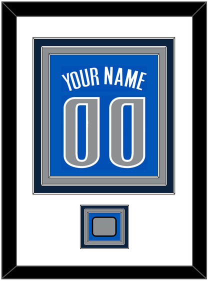 Dallas Name & Number With Finals Patch - Road Blue (2010-2017) - Premier Tier 1
