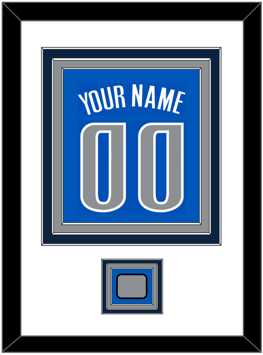 Dallas Name & Number With Finals Patch - Road Blue (2010-2017) - Premier Tier 1