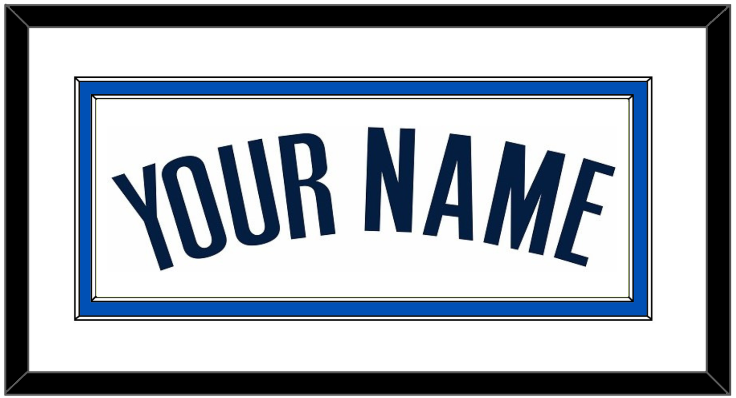 Dallas Name - White Association - Signature Tier 1