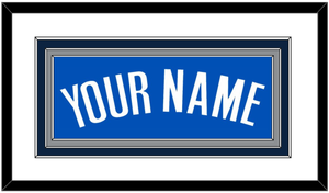 Dallas Name - Blue Icon - Triple Mat 1