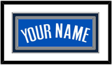 Dallas Name - Blue Icon - Triple Mat 1