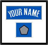 Dallas Name & Finals Patch - Road Blue (2010-2017) - Single Mat 1
