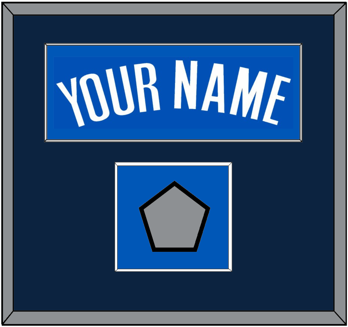 Dallas Name & Finals Patch - Road Blue (2010-2017) - Essential Tier 2