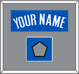 Dallas Name & Finals Patch - Road Blue (2010-2017) - Single Mat 3