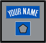 Dallas Name & Finals Patch - Road Blue (2010-2017) - Single Mat 3