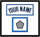 Dallas Name & Finals Patch - Home White (2001-2017) - Double Mat 1