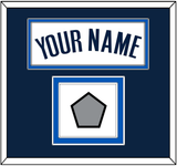 Dallas Name & Finals Patch - Home White (2001-2017) - Double Mat 2