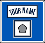 Dallas Name & Finals Patch - Home White (2001-2017) - Double Mat 3