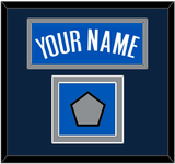 Dallas Name & Finals Patch - Road Blue (2010-2017) - Double Mat 3