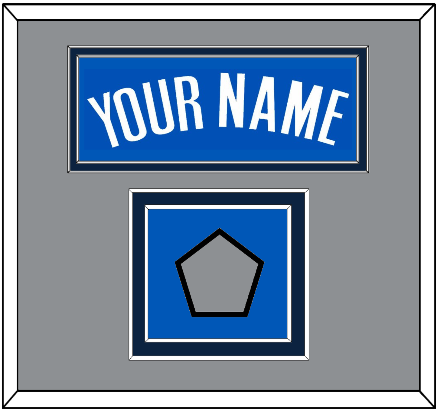 Dallas Name & Finals Patch - Road Blue (2010-2017) - Signature Tier 4
