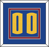 Denver Number - Blue Statement - Double Mat 2