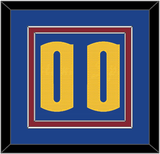 Denver Number - Blue Statement - Double Mat 2