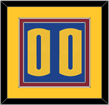 Denver Number - Blue Statement - Double Mat 3