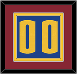 Denver Number - Blue Statement - Double Mat 4