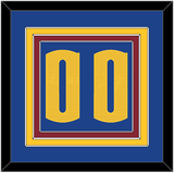 Denver Number - Blue Statement - Triple Mat 2