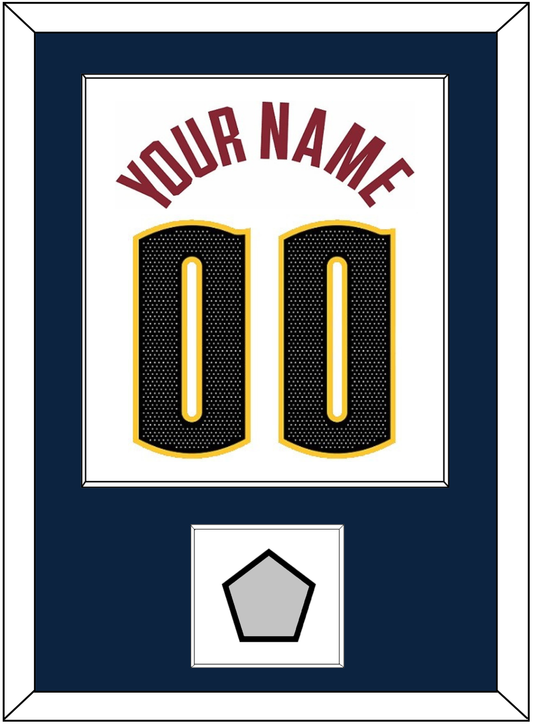 Denver Name & Number With Finals Patch - White Association - Essential Tier 1