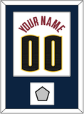 Denver Name & Number With Finals Patch - White Association - Single Mat 1