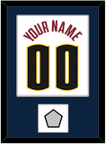 Denver Name & Number With Finals Patch - White Association - Single Mat 1