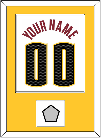 Denver Name & Number With Champions Patch - White Association - Essential Tier 2