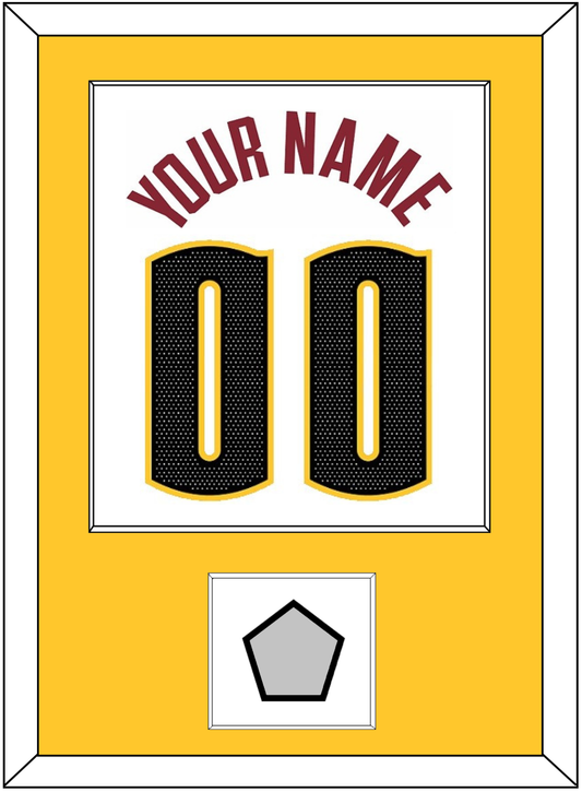 Denver Name & Number With Finals Patch - White Association - Essential Tier 2
