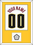 Denver Name & Number With Finals Patch - White Association - Single Mat 2